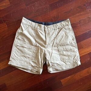 Eastern Mountain Sports Beige Cargo Shorts